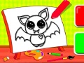 Ойын Easy Kids Coloring Bat