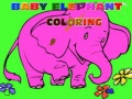 Ойын Baby Elephant Coloring