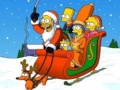 Ойын Simpsons Christmas Jigsaw Puzzle