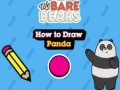 Ойын We Bare Bears How to Draw Panda