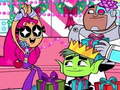 Ойын Teen Titans Christmas Stars
