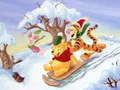 Ойын Winnie the Pooh Christmas Jigsaw Puzzle 2