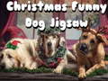 Ойын Christmas Funny Dog Jigsaw