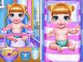 Ойын Twins Lovely Bathing Time
