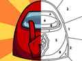 Ойын Among Us Them Coloring Book
