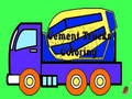 Ойын Cement Trucks Coloring