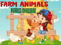 Ойын Farm Animals Puzzles Challenge