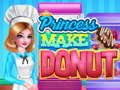 Ойын Princess Make Donut Cooking