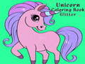 Ойын Unicorn Coloring Book Glitter