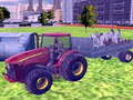 Ойын 3D city tractor garbage sim