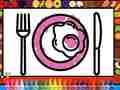 Ойын Color and Decorate Dinner Plate