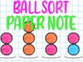 Ойын Ball Sort Paper Note