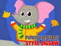 Ойын Funny Elephant Style Jigsaw
