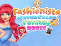 Ойын Fashionista Watercolor Fantasy Dress