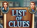 Ойын List of clues
