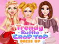 Ойын Trendy Ruffle Crop Top Dress Up