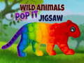 Ойын Wild Animals Pop It Jigsaw