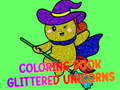 Ойын Coloring Book Glittered Unicorns