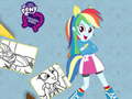 Ойын Equestria Girls Coloring Book