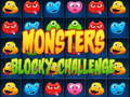 Ойын Monsters blocky challenge