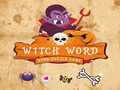 Ойын Witch Word Halloween Puzzel Game