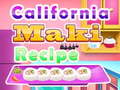 Ойын California Maki Recipe
