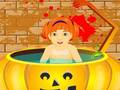 Ойын Little Baby Halloween Bathing