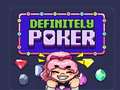 Ойын Definitely Poker