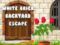 Ойын White Brick Backyard Escape