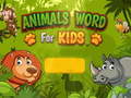 Ойын Animals Word for kids