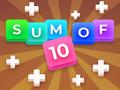 Ойын Sum Of 10: Merge Number Tiles