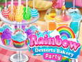 Ойын Rainbow Desserts Bakery Party