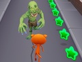 Ойын Angry Cat Run Zombies Alley