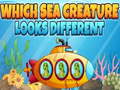 Ойын Which Sea Creature Looks Different