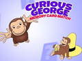 Ойын Curious George Memory Card Match