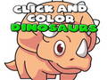 Ойын Click And Color Dinosaurs
