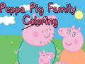 Ойын Peppa Pig Family Coloring