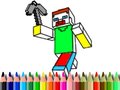 Ойын Back to School: Minecraft Coloring