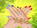 Ойын Spring Nail-Art