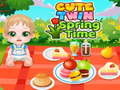 Ойын Cute Twin Spring Time