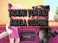 Ойын Talking Tom and Angela Coloring