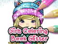 Ойын Girls Coloring Book Glitter 