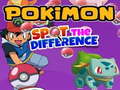 Ойын Pokimon Spot the differences