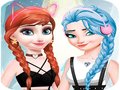 Ойын Elsa and Anna Dress Up Makeup 
