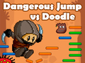 Ойын Dangerous Jump vs Doodle Jump