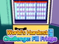 Ойын World's Hardest Challenge: Fill Fridge