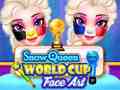 Ойын Snow queen world cup face art