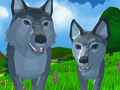 Ойын Wolf simulator wild animals 
