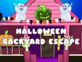 Ойын Halloween Backyard Escape