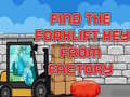 Ойын Find The Forklift Key From Factory 
